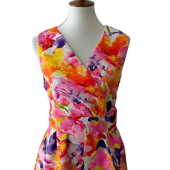 New York & Company Floral Multicolor Dress - Picture 11 of 16